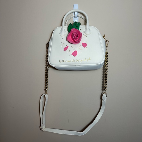 Loungefly Disney Beauty and The Beast 30th Anniversary Satchel Crossbody - Picture 2 of 3